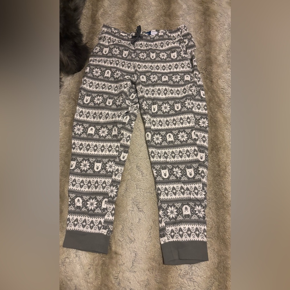 Old Navy 100% cotton fair isle large pajama pants